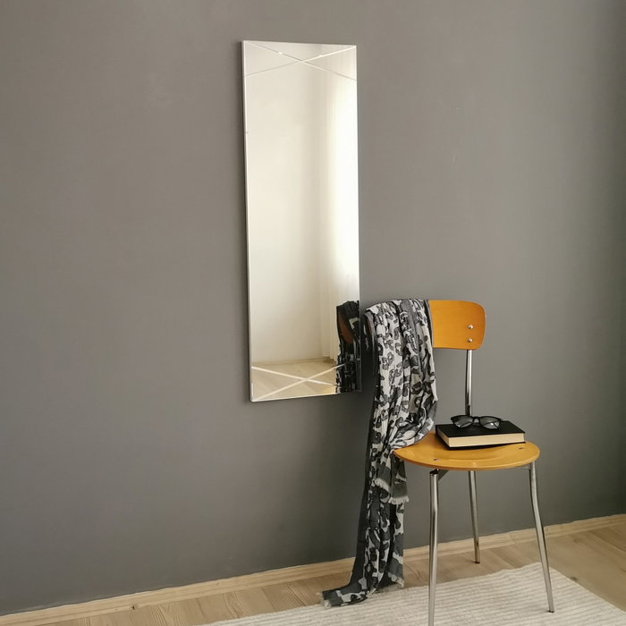 Hanah Home Espejo A321Y Plata 35x105 cm Hanah Home Espejo A321Y Plata 35x105 cm